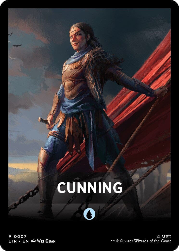 Cunning Theme Card [The Lord of the Rings: Tales of Middle-Earth] MTG Single Magic: The Gathering  | Multizone: Comics And Games