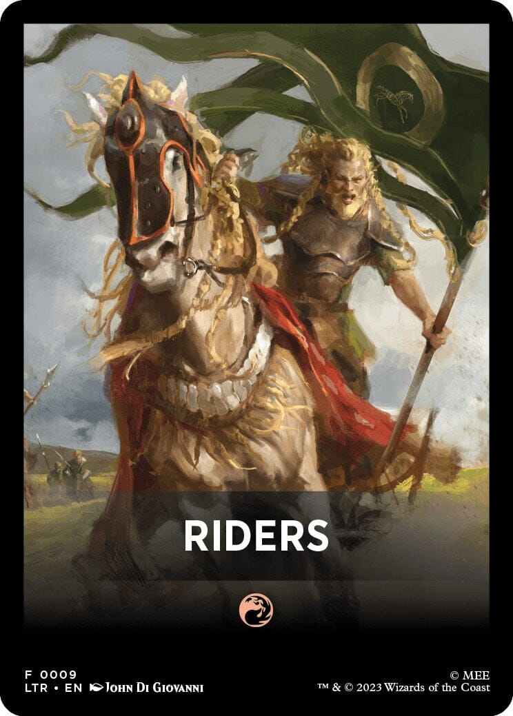 Riders Theme Card [The Lord of the Rings: Tales of Middle-Earth] MTG Single Magic: The Gathering  | Multizone: Comics And Games