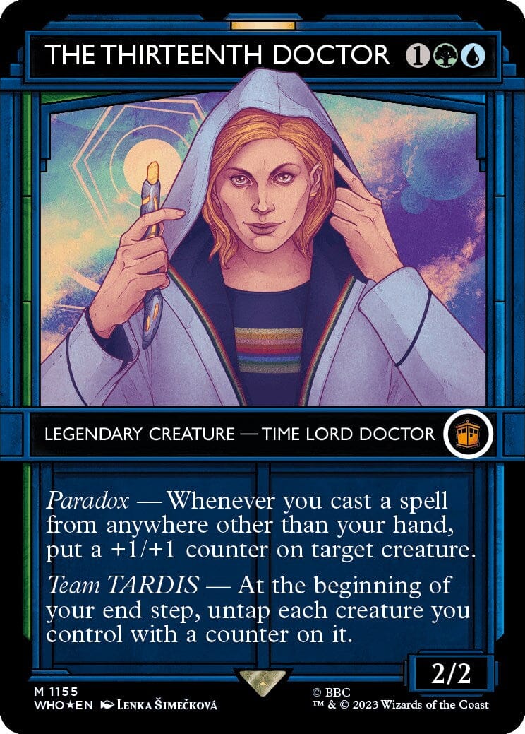 The Thirteenth Doctor (Showcase) (Surge Foil) [Doctor Who] MTG Single Magic: The Gathering  | Multizone: Comics And Games