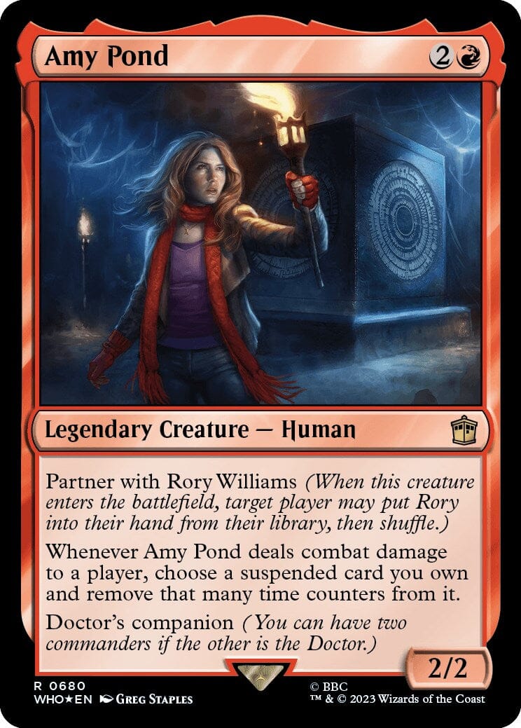 Amy Pond (Surge Foil) [Doctor Who] MTG Single Magic: The Gathering  | Multizone: Comics And Games