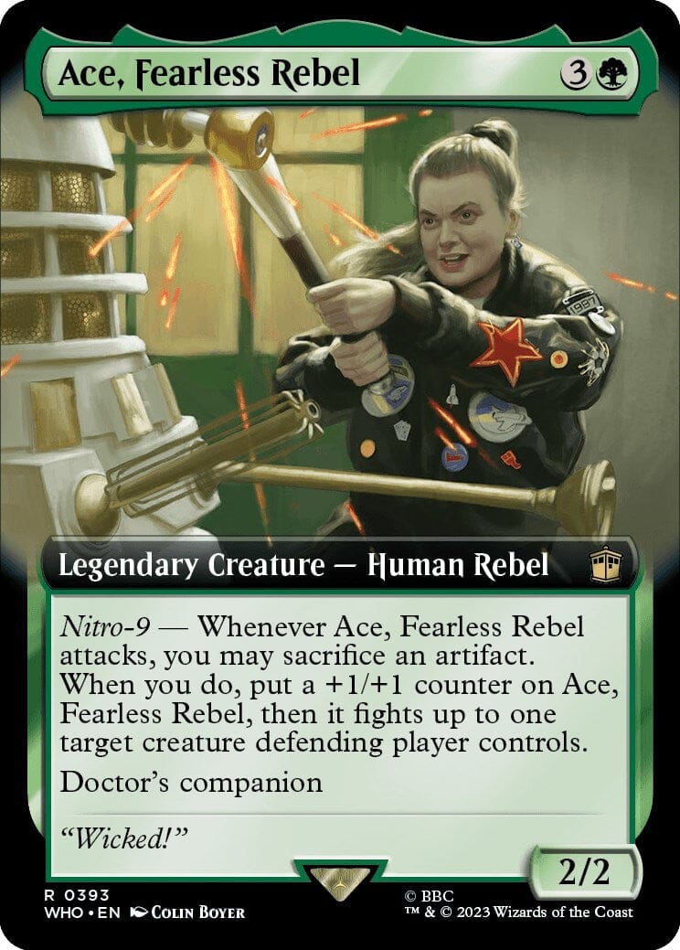 Ace, Fearless Rebel (Extended Art) [Doctor Who] MTG Single Magic: The Gathering  | Multizone: Comics And Games