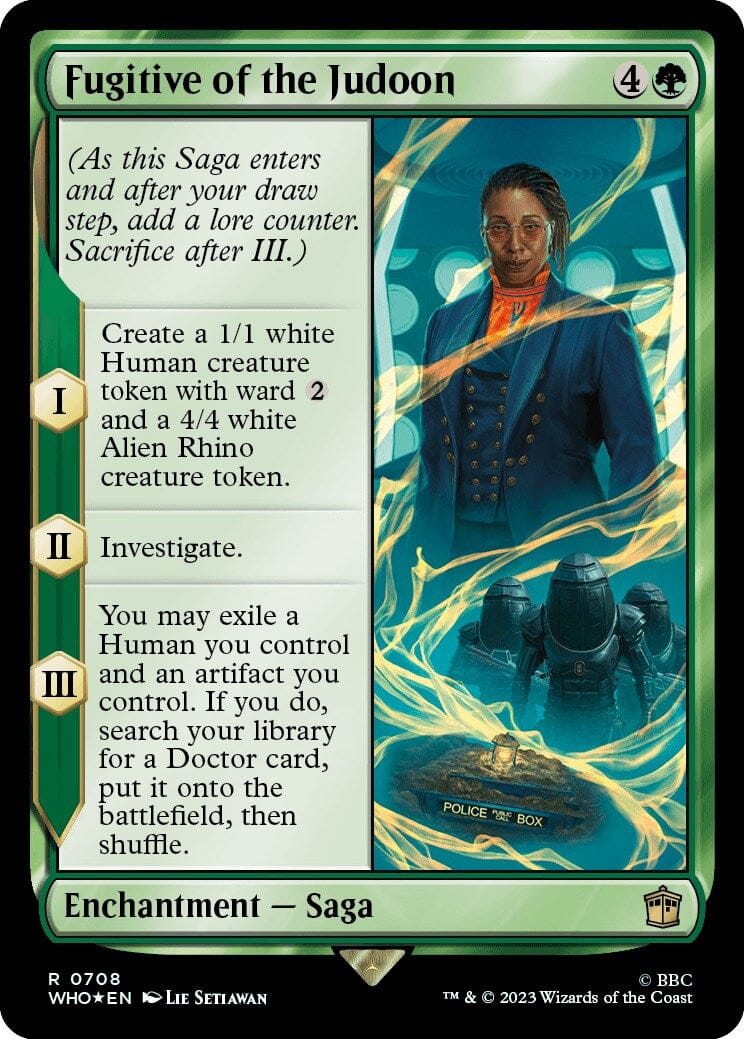 Fugitive of the Judoon (Surge Foil) [Doctor Who] MTG Single Magic: The Gathering  | Multizone: Comics And Games