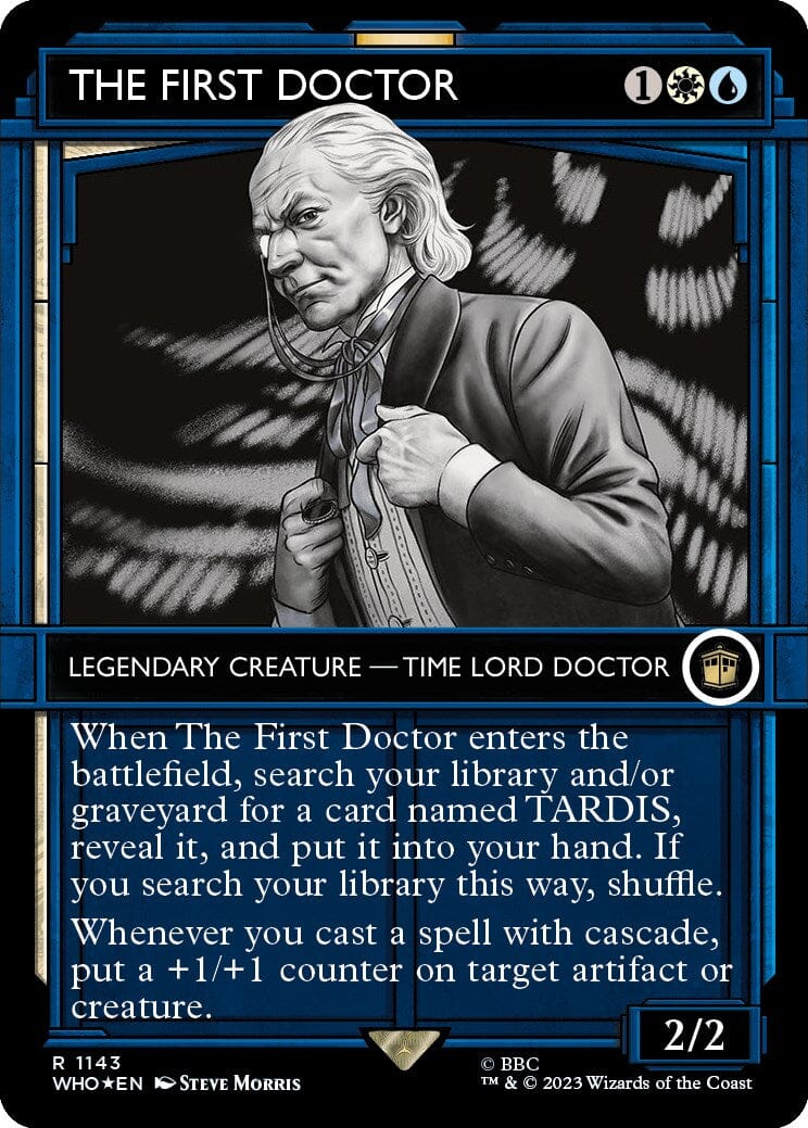 The First Doctor (Showcase) (Surge Foil) [Doctor Who] MTG Single Magic: The Gathering  | Multizone: Comics And Games