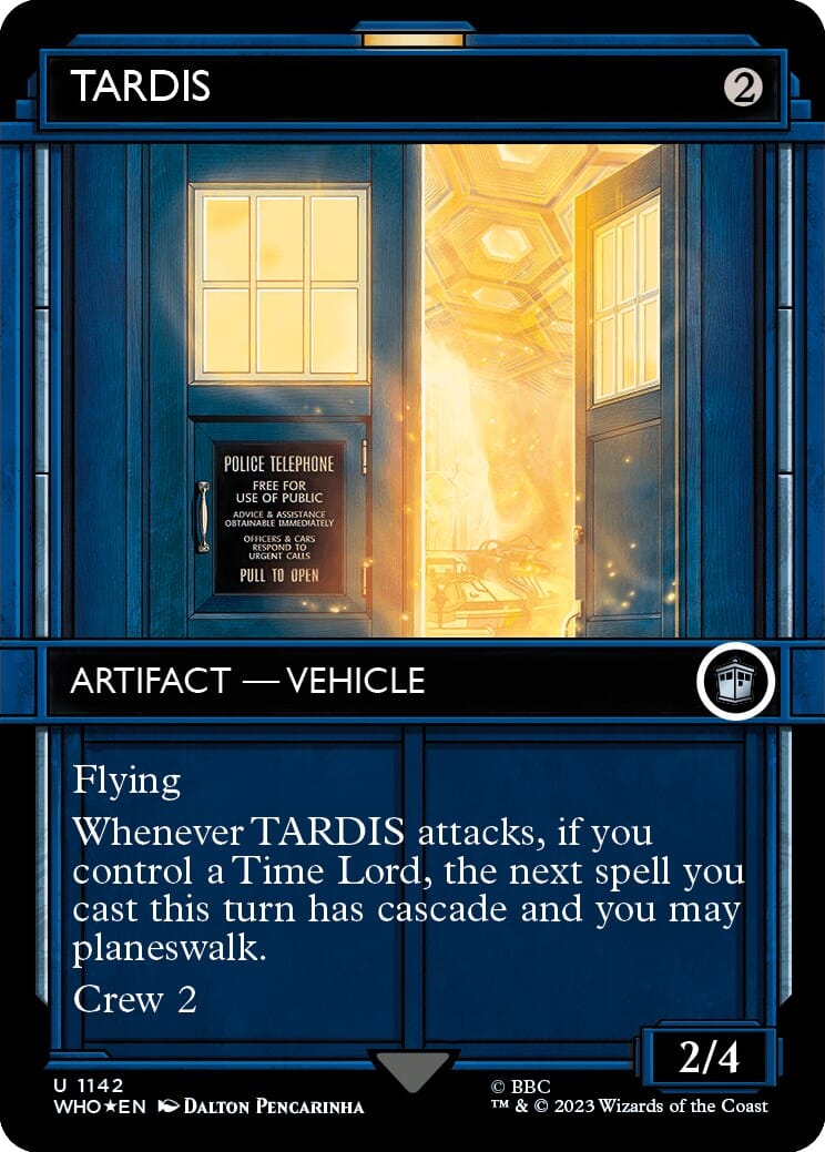 TARDIS (Showcase) (Surge Foil) [Doctor Who] MTG Single Magic: The Gathering  | Multizone: Comics And Games