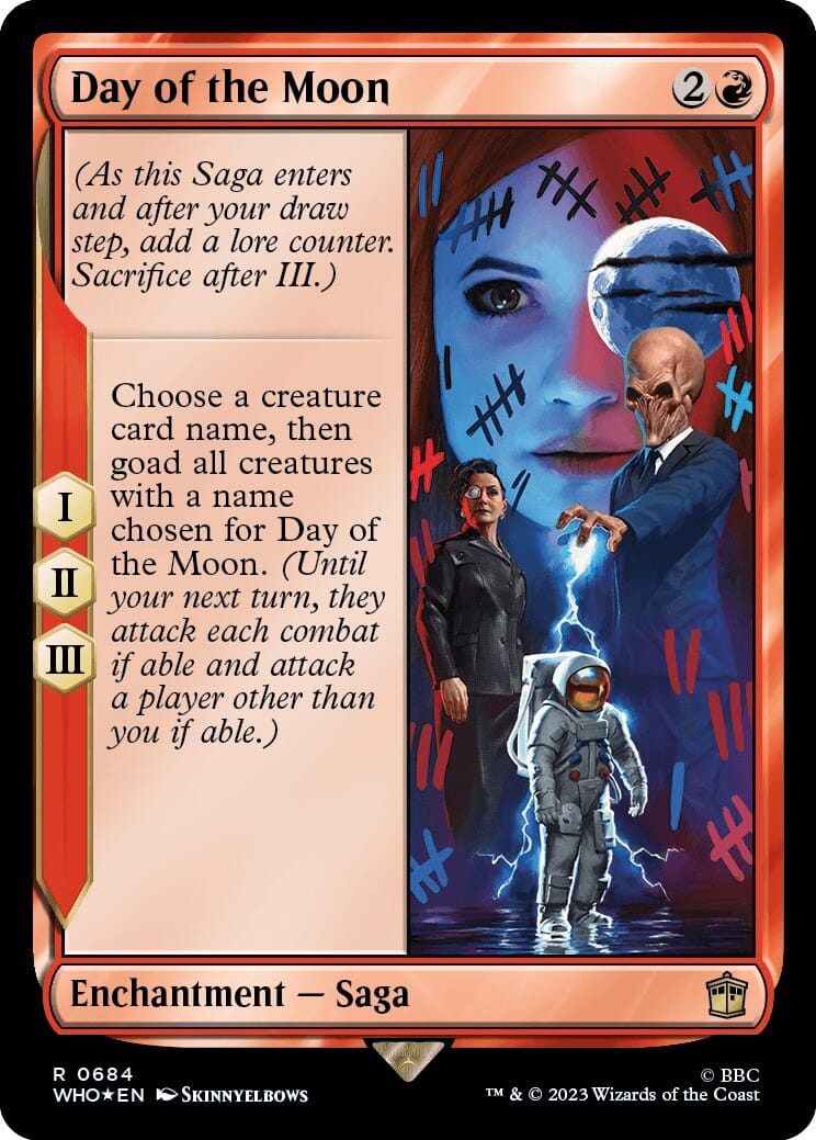 Day of the Moon (Surge Foil) [Doctor Who] MTG Single Magic: The Gathering  | Multizone: Comics And Games