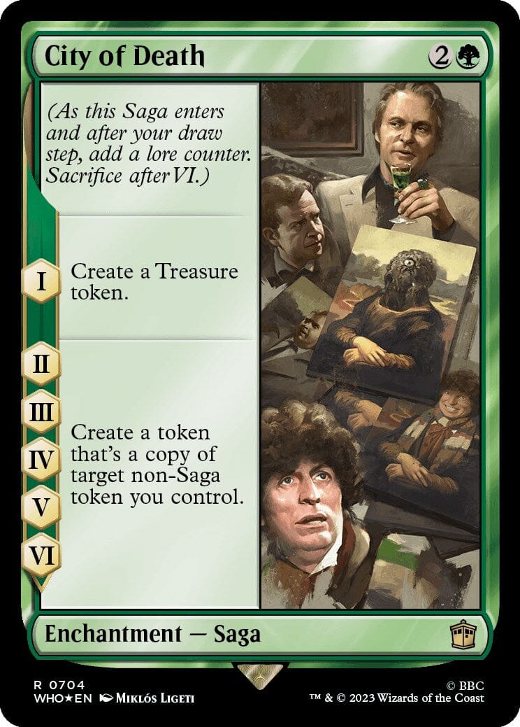 City of Death (Surge Foil) [Doctor Who] MTG Single Magic: The Gathering  | Multizone: Comics And Games