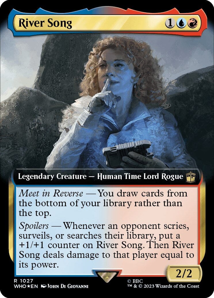 River Song (Extended Art) (Surge Foil) [Doctor Who] MTG Single Magic: The Gathering  | Multizone: Comics And Games