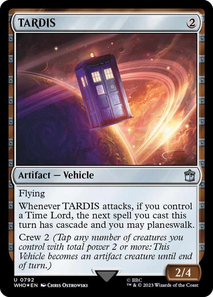TARDIS (Surge Foil) [Doctor Who] MTG Single Magic: The Gathering  | Multizone: Comics And Games