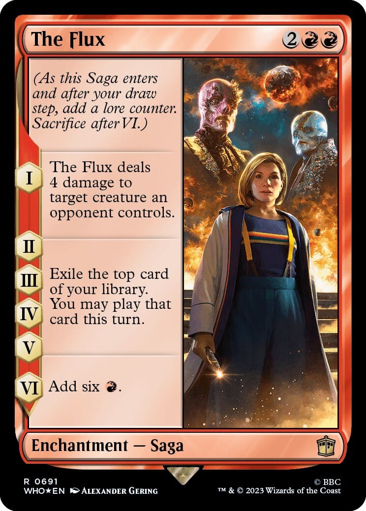 The Flux (Surge Foil) [Doctor Who] MTG Single Magic: The Gathering  | Multizone: Comics And Games