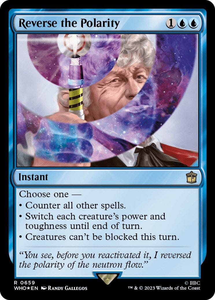 Reverse the Polarity (Surge Foil) [Doctor Who] MTG Single Magic: The Gathering  | Multizone: Comics And Games