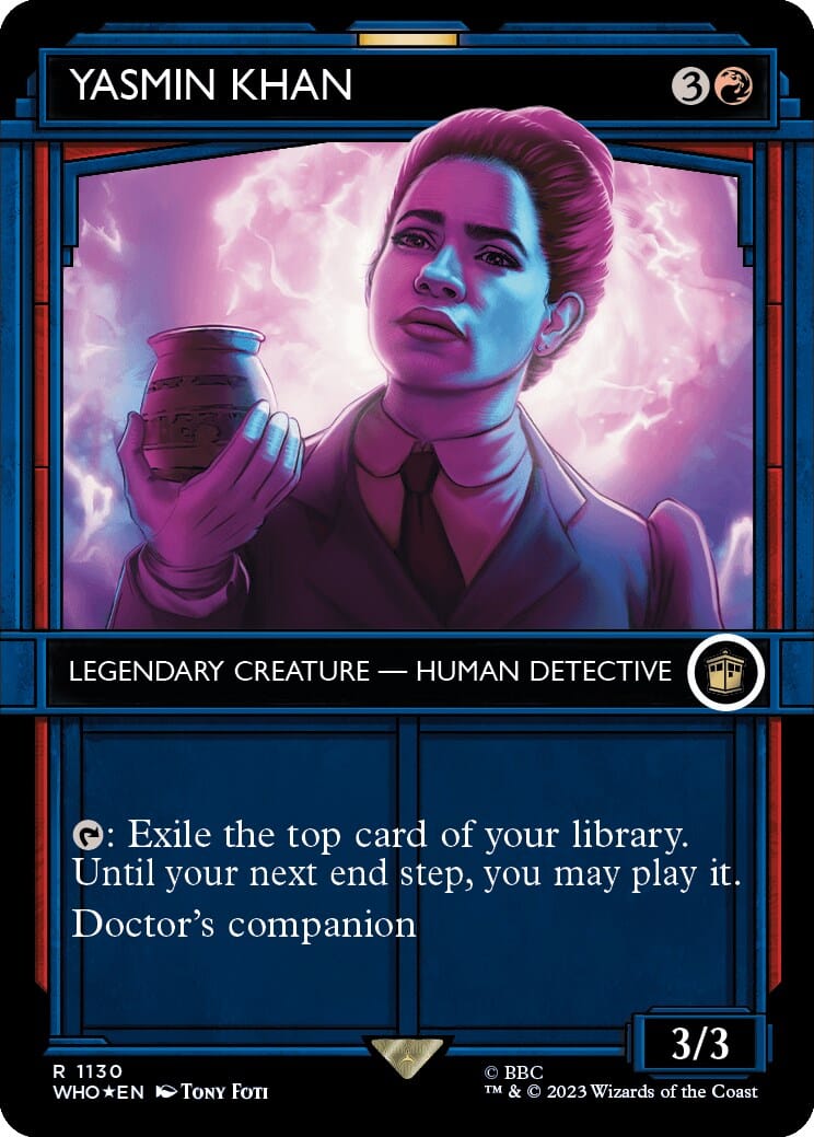 Yasmin Khan (Showcase) (Surge Foil) [Doctor Who] MTG Single Magic: The Gathering  | Multizone: Comics And Games