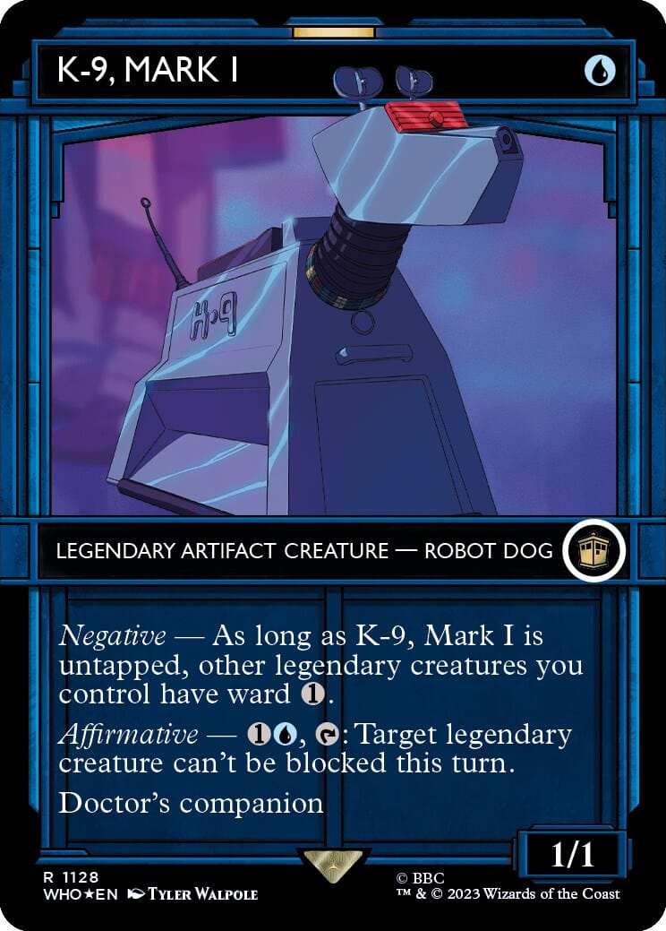 K-9, Mark I (Showcase) (Surge Foil) [Doctor Who] MTG Single Magic: The Gathering  | Multizone: Comics And Games