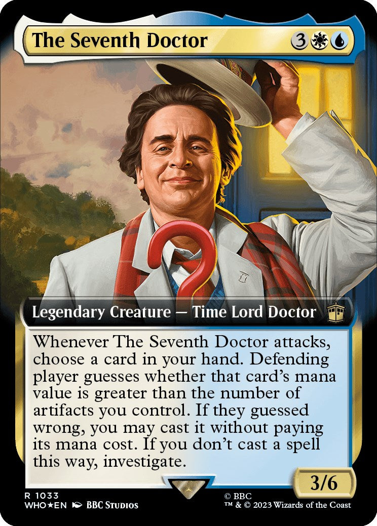 The Seventh Doctor (Extended Art) (Surge Foil) [Doctor Who] | Multizone: Comics And Games