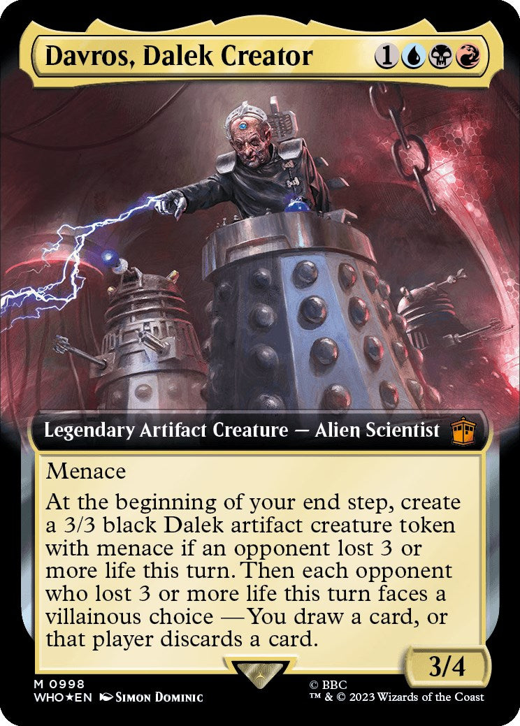 Davros, Dalek Creator (Extended Art) (Surge Foil) [Doctor Who] | Multizone: Comics And Games