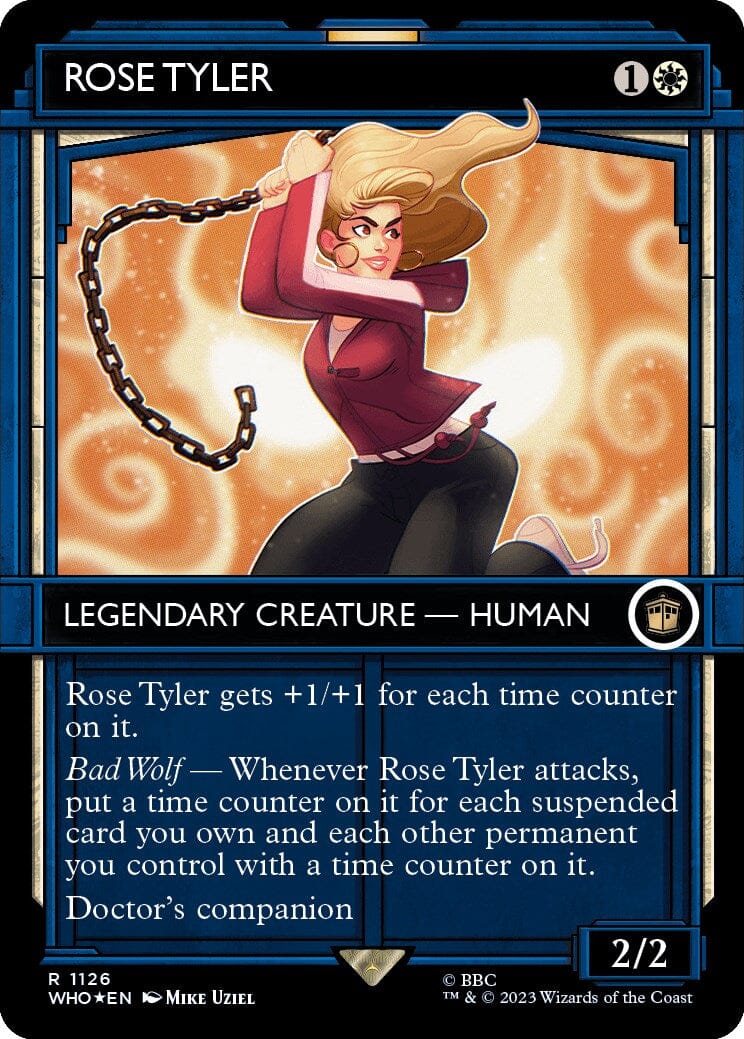Rose Tyler (Showcase) (Surge Foil) [Doctor Who] MTG Single Magic: The Gathering  | Multizone: Comics And Games