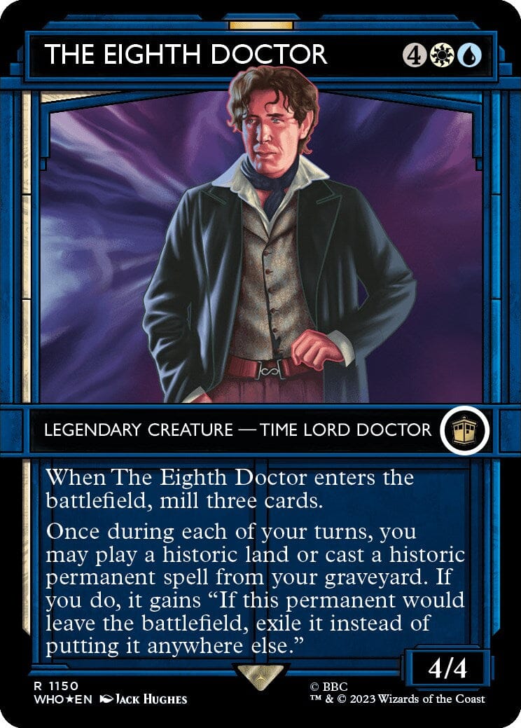 The Eighth Doctor (Showcase) (Surge Foil) [Doctor Who] MTG Single Magic: The Gathering  | Multizone: Comics And Games