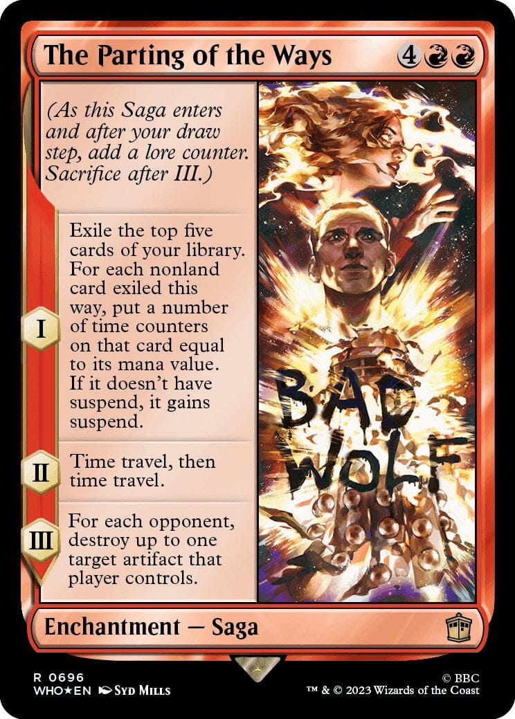 The Parting of the Ways (Surge Foil) [Doctor Who] MTG Single Magic: The Gathering  | Multizone: Comics And Games
