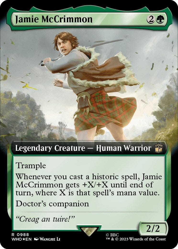 Jamie McCrimmon (Extended Art) (Surge Foil) [Doctor Who] MTG Single Magic: The Gathering  | Multizone: Comics And Games
