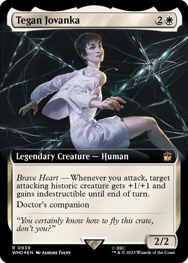 Tegan Jovanka (Extended Art) (Surge Foil) [Doctor Who] MTG Single Magic: The Gathering  | Multizone: Comics And Games
