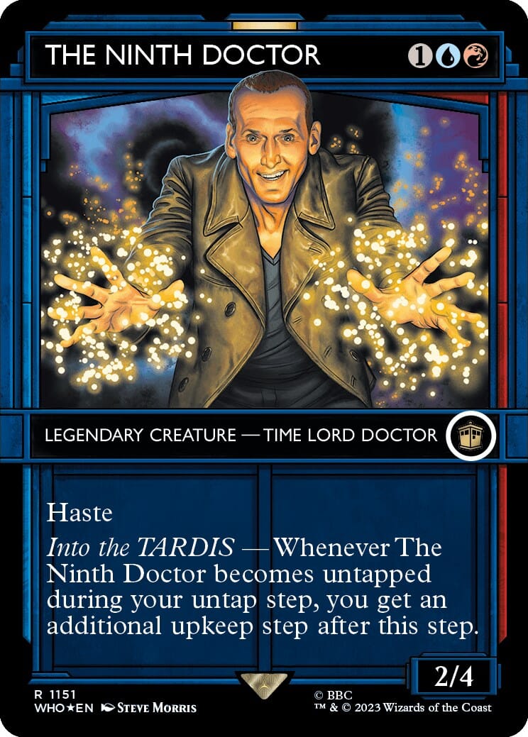 The Ninth Doctor (Showcase) (Surge Foil) [Doctor Who] MTG Single Magic: The Gathering  | Multizone: Comics And Games