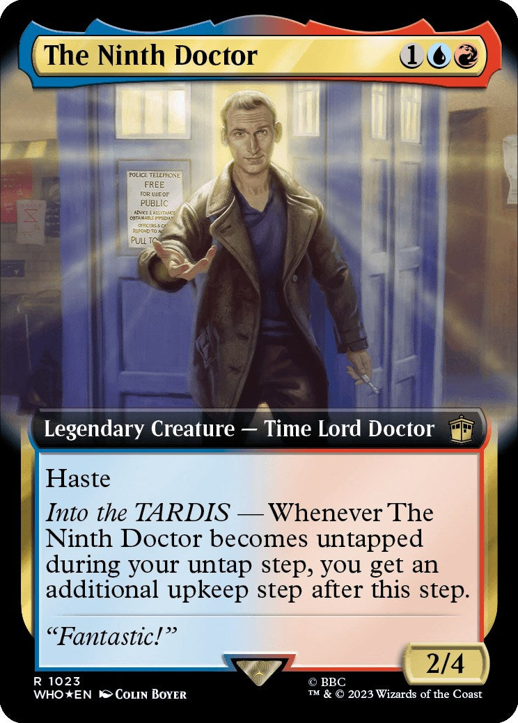The Ninth Doctor (Extended Art) (Surge Foil) [Doctor Who] | Multizone: Comics And Games