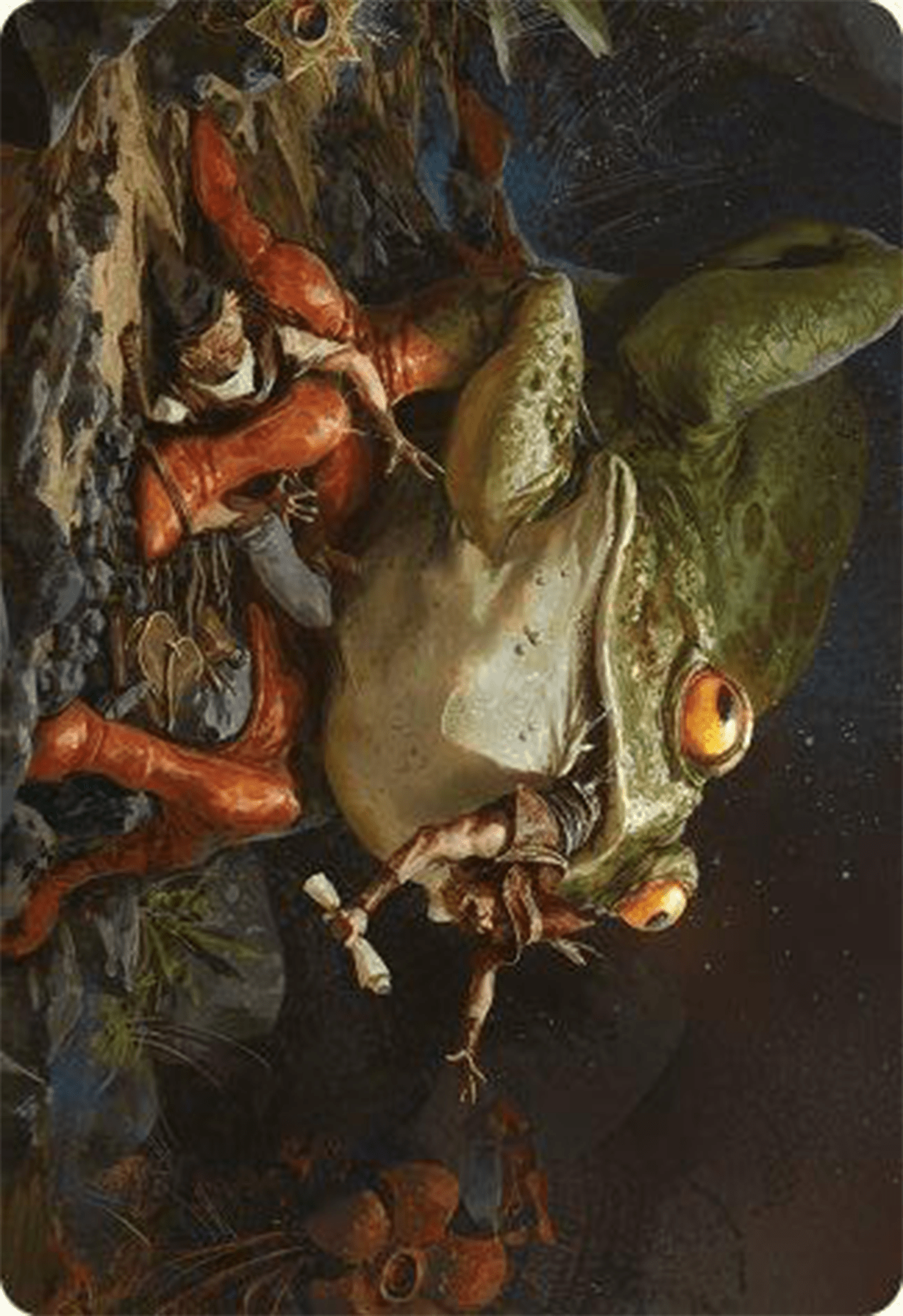 Rampant Frogantua Art Card [Modern Horizons 3 Art Series] MTG Single Magic: The Gathering  | Multizone: Comics And Games