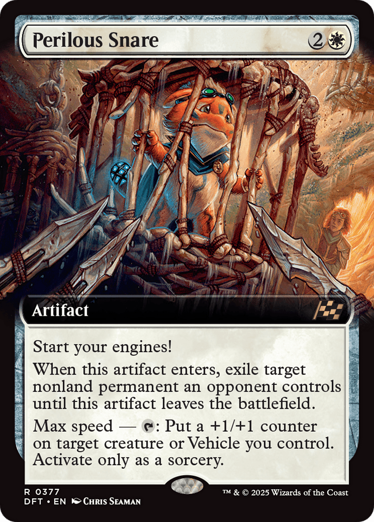 Perilous Snare (Extended Art) [Aetherdrift] MTG Single Magic: The Gathering  | Multizone: Comics And Games