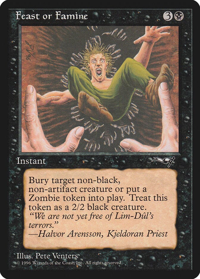 Feast or Famine (Falling) [Alliances] MTG Single Magic: The Gathering  | Multizone: Comics And Games