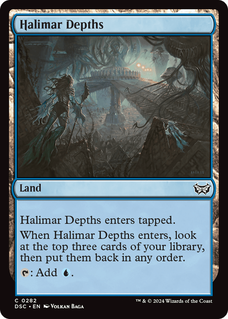 Halimar Depths [Duskmourn: House of Horror Commander] MTG Single Magic: The Gathering  | Multizone: Comics And Games