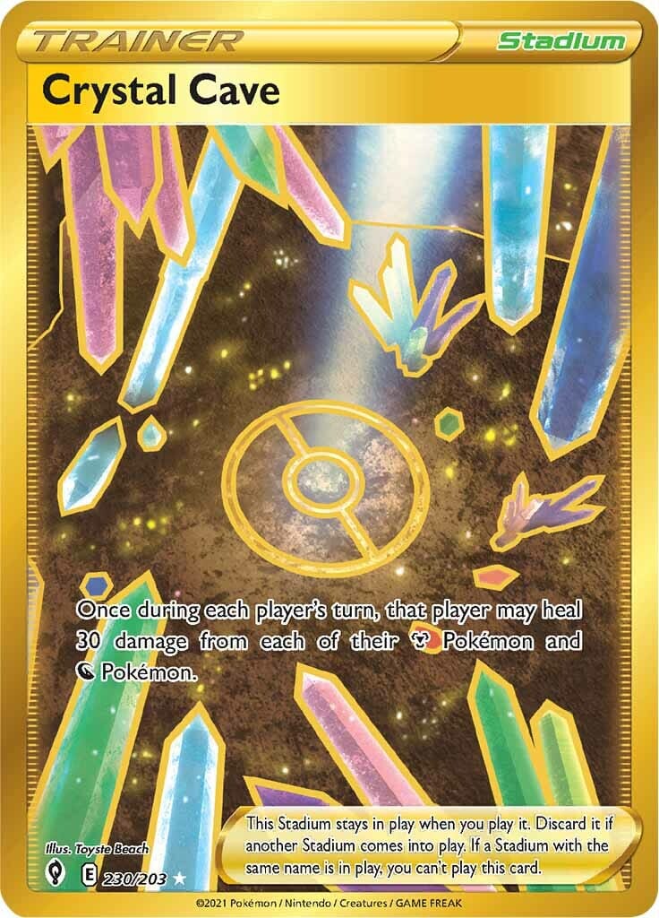 Crystal Cave (230/203) [Sword & Shield: Evolving Skies] Pokemon Single Pokémon  | Multizone: Comics And Games
