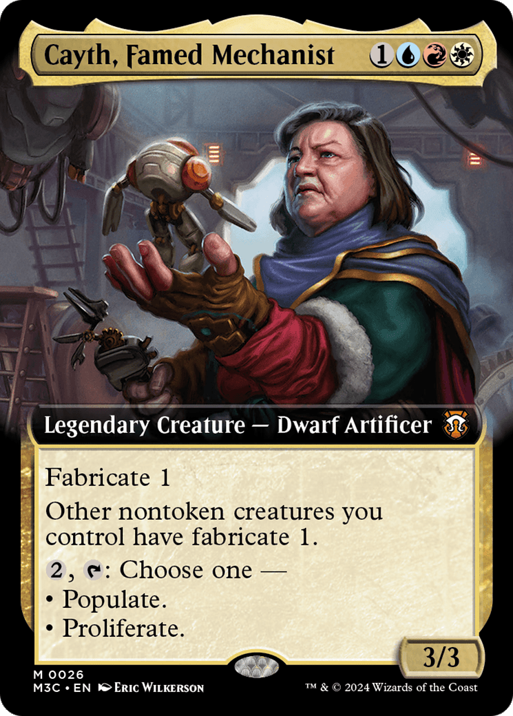 Cayth, Famed Mechanist (Extended Art) [Modern Horizons 3 Commander] MTG Single Magic: The Gathering  | Multizone: Comics And Games