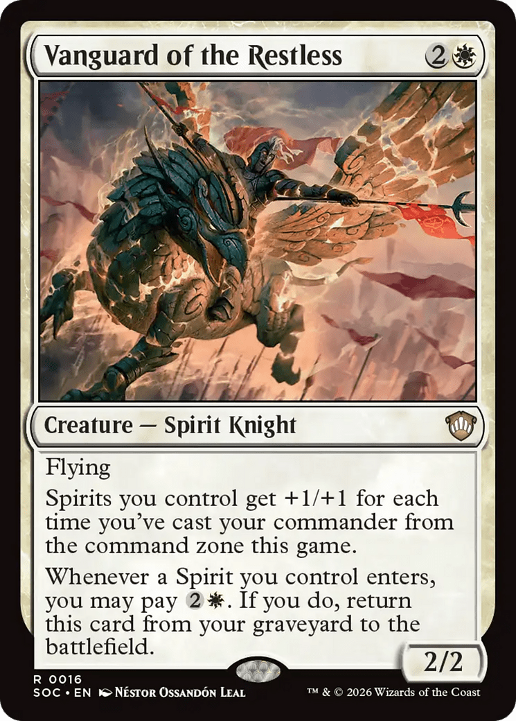 Vanguard of the Restless [Secrets of Strixhaven Commander] MTG Single Magic: The Gathering  | Multizone: Comics And Games