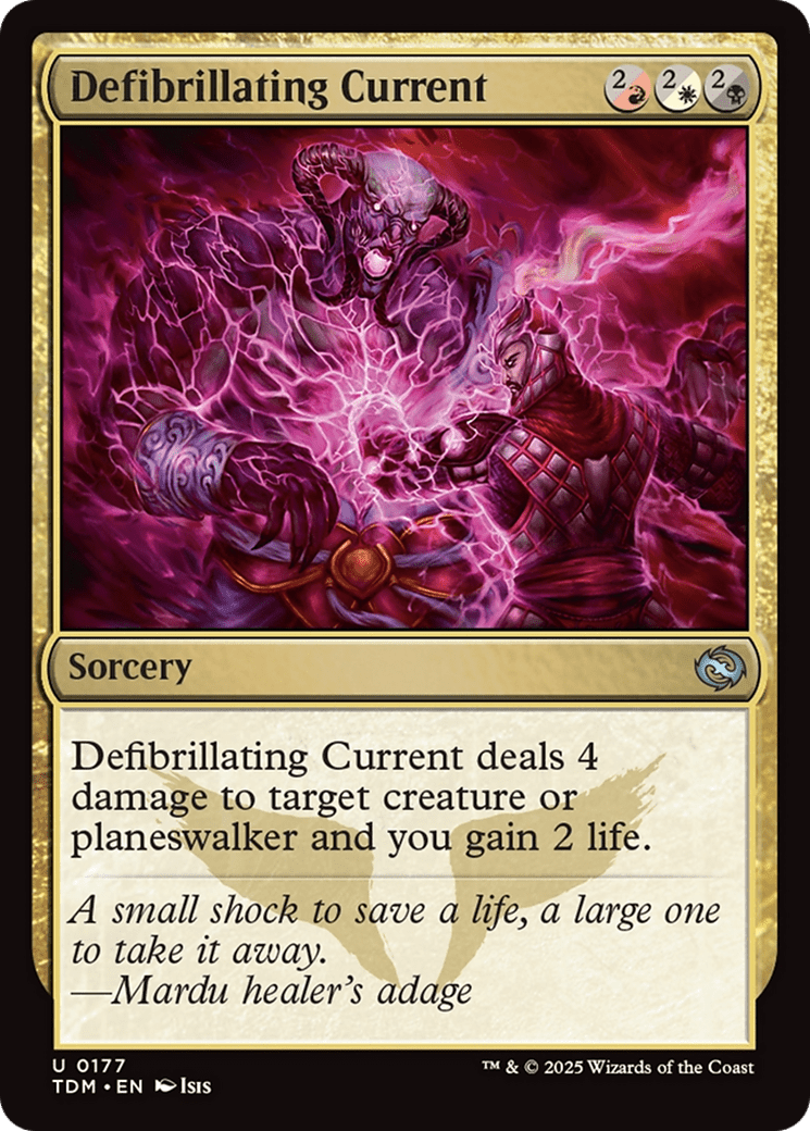 Defibrillating Current [Tarkir: Dragonstorm] MTG Single Magic: The Gathering  | Multizone: Comics And Games