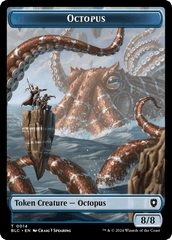 Octopus // Rabbit Double-Sided Token [Bloomburrow Commander Tokens] MTG Single Magic: The Gathering  | Multizone: Comics And Games