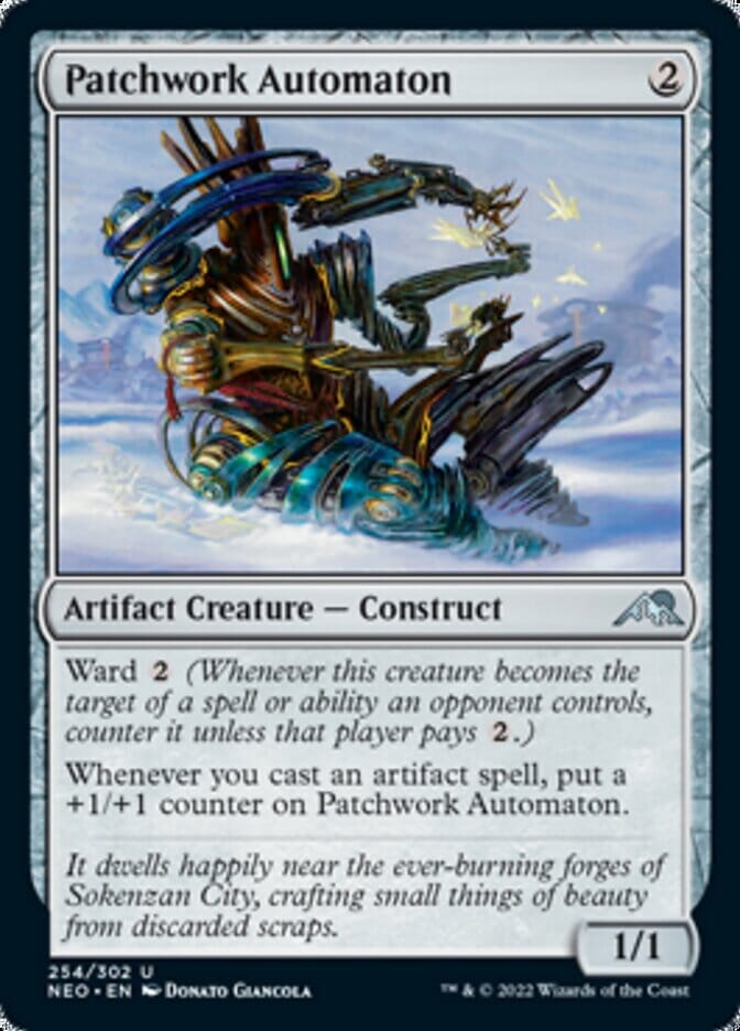 Patchwork Automaton [Kamigawa: Neon Dynasty] MTG Single Magic: The Gathering  | Multizone: Comics And Games