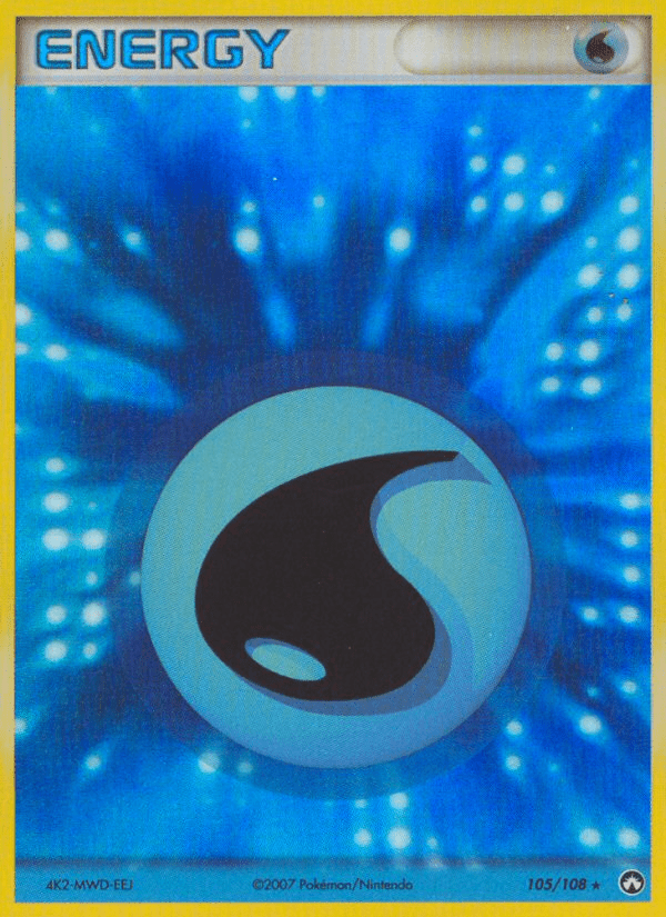 Water Energy (105/108) [EX: Power Keepers] Pokemon Single Pokémon  | Multizone: Comics And Games