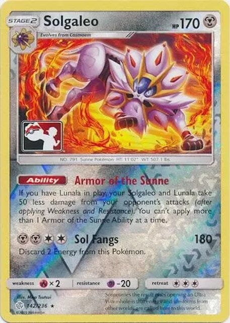 Solgaleo (142/236) [League & Championship Cards] Pokemon Single Pokémon  | Multizone: Comics And Games