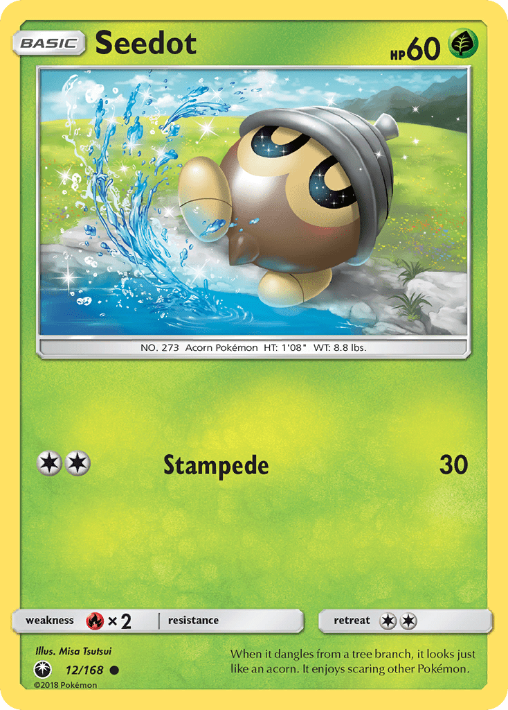 Seedot (12/168) [Sun & Moon: Celestial Storm] Pokemon Single Pokémon  | Multizone: Comics And Games