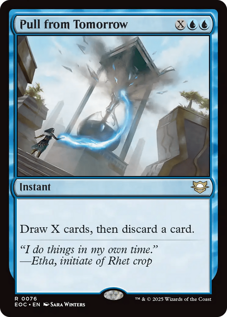 Pull from Tomorrow [Edge of Eternities Commander] MTG Single Magic: The Gathering  | Multizone: Comics And Games