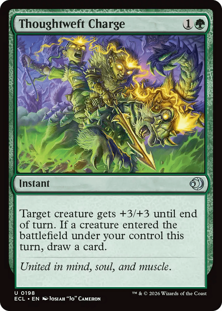 Thoughtweft Charge [Lorwyn Eclipsed] MTG Single Magic: The Gathering  | Multizone: Comics And Games