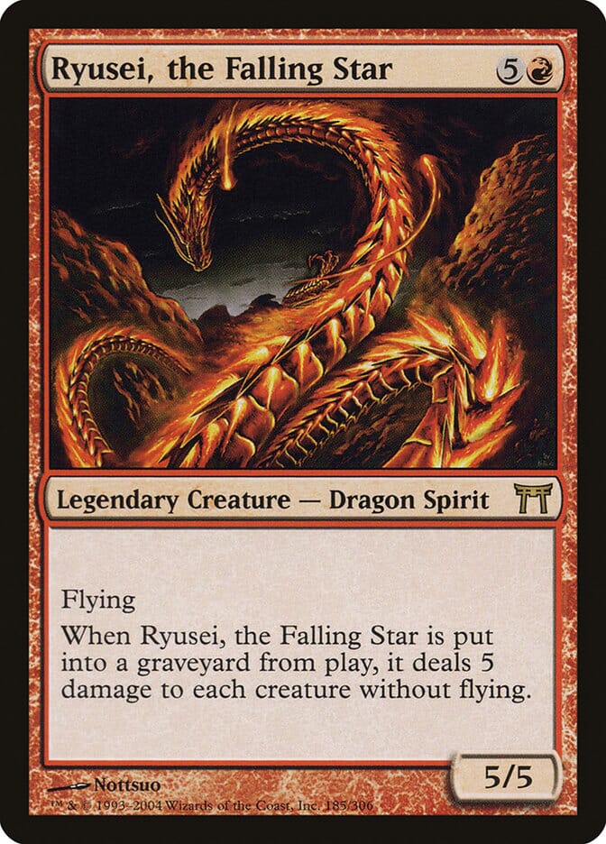 Ryusei, the Falling Star [Champions of Kamigawa] MTG Single Magic: The Gathering  | Multizone: Comics And Games