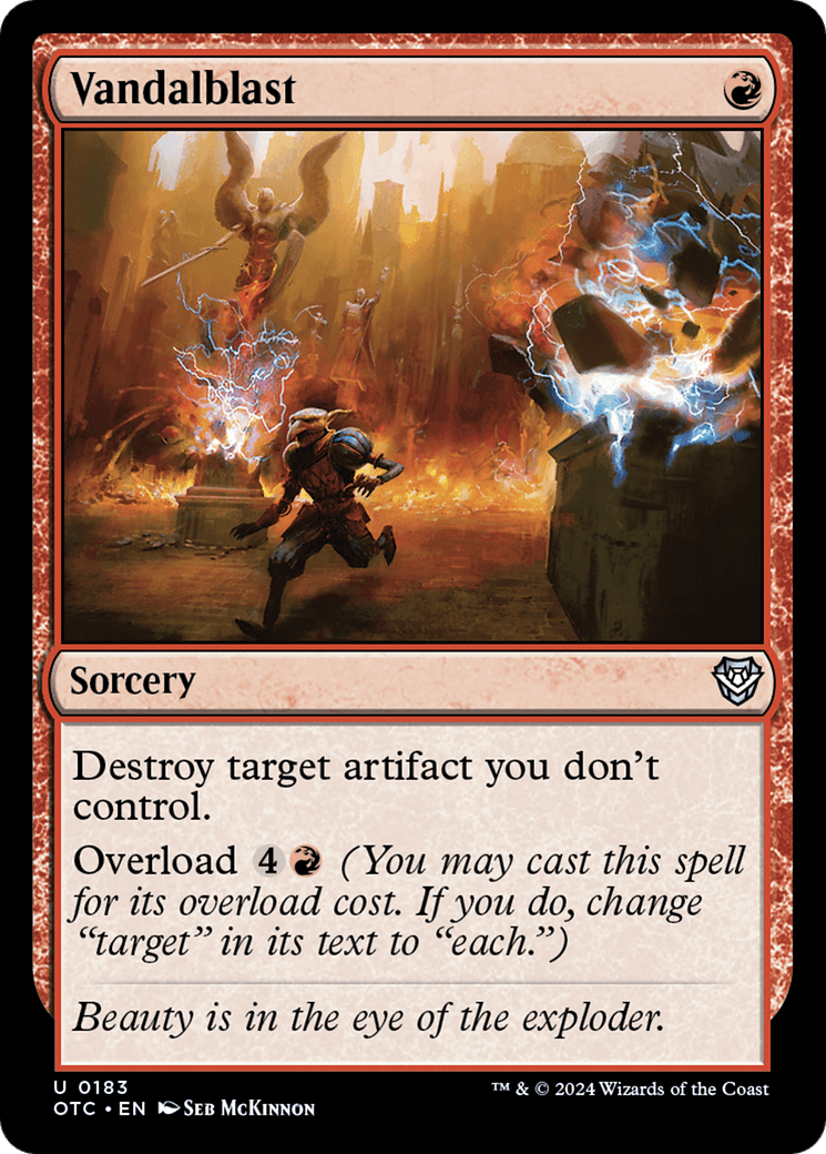 Vandalblast [Outlaws of Thunder Junction Commander] MTG Single Magic: The Gathering  | Multizone: Comics And Games