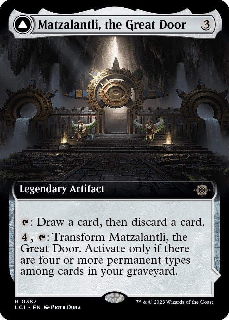 Matzalantli, the Great Door // The Core (Extended Art) [The Lost Caverns of Ixalan] MTG Single Magic: The Gathering  | Multizone: Comics And Games