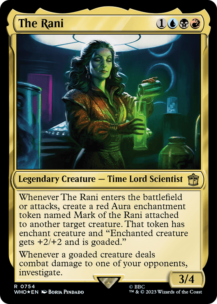 The Rani (Surge Foil) [Doctor Who] MTG Single Magic: The Gathering  | Multizone: Comics And Games