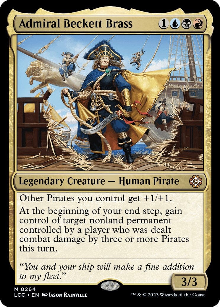 Admiral Beckett Brass [The Lost Caverns of Ixalan Commander] MTG Single Magic: The Gathering  | Multizone: Comics And Games