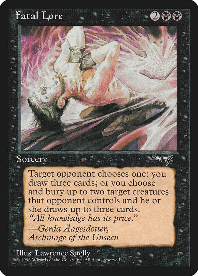 Fatal Lore [Alliances] MTG Single Magic: The Gathering  | Multizone: Comics And Games