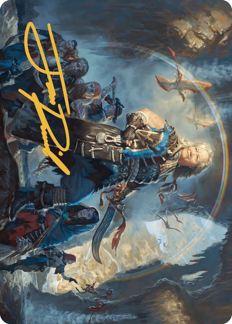 Admiral Brass, Unsinkable Art Card (Gold-Stamped Signature) [The Lost Caverns of Ixalan Art Series] MTG Single Magic: The Gathering  | Multizone: Comics And Games