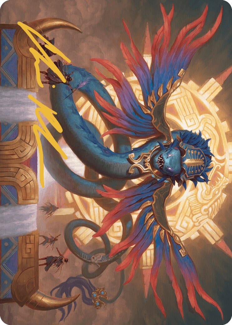 Ojer Pakpatiq, Deepest Epoch Art Card (13/81) (Gold-Stamped Signature) [The Lost Caverns of Ixalan Art Series] MTG Single Magic: The Gathering  | Multizone: Comics And Games