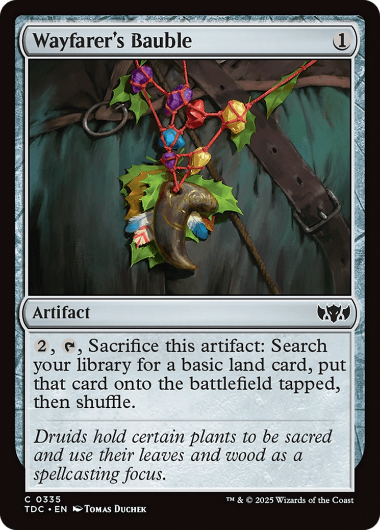 Wayfarer's Bauble [Tarkir: Dragonstorm Commander] MTG Single Magic: The Gathering  | Multizone: Comics And Games