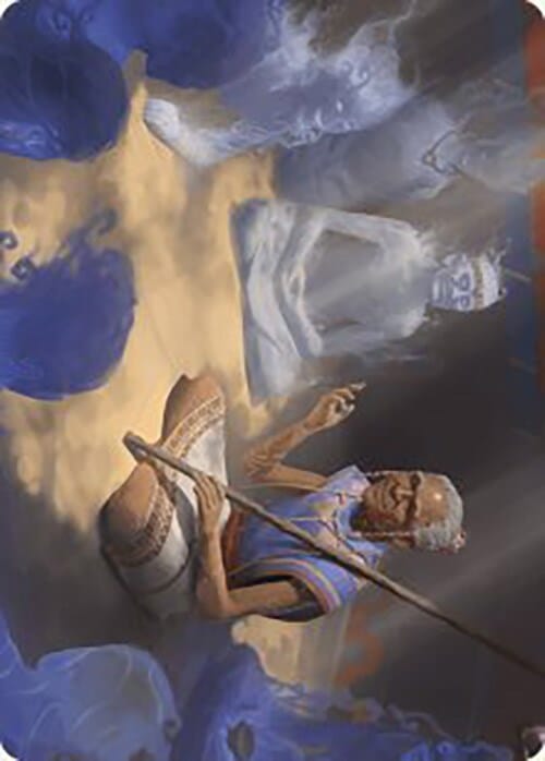 Ancestral Reminiscence Art Card [The Lost Caverns of Ixalan Art Series] MTG Single Magic: The Gathering  | Multizone: Comics And Games